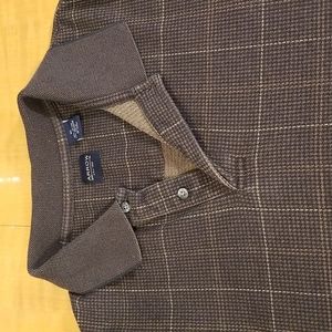 Mens, great condition, XL, brown, Arrow long sleeve, polo shirt